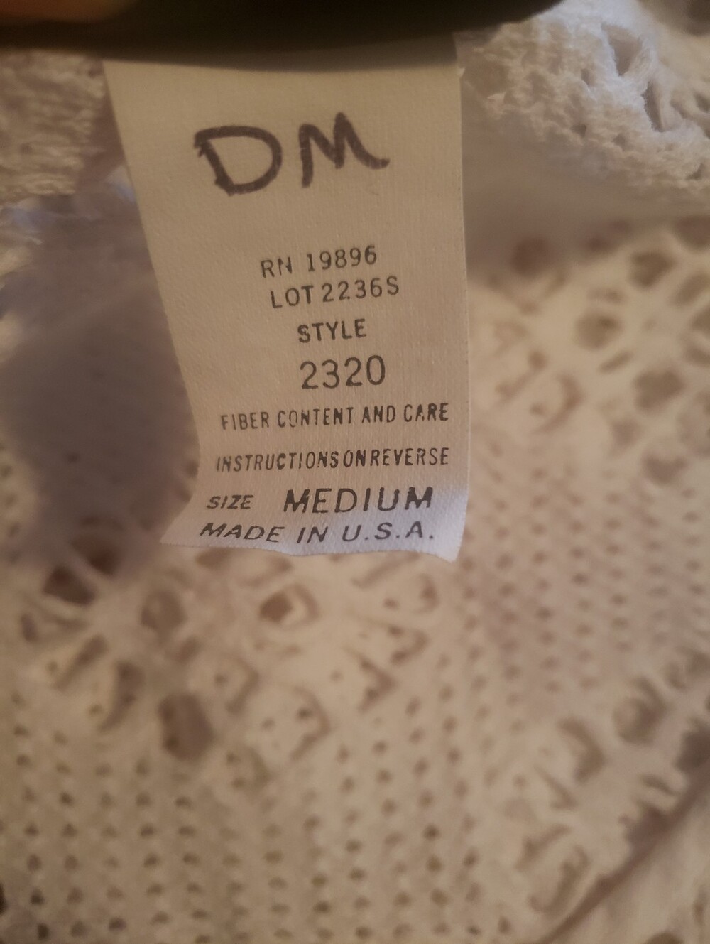 Dotti White Crochet Button-Front Dress - Picture 5 of 6